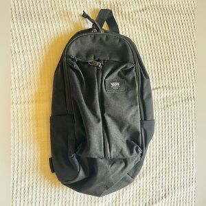 NWOT Vans Warp Black One Strap Crossbody Sling Backpack